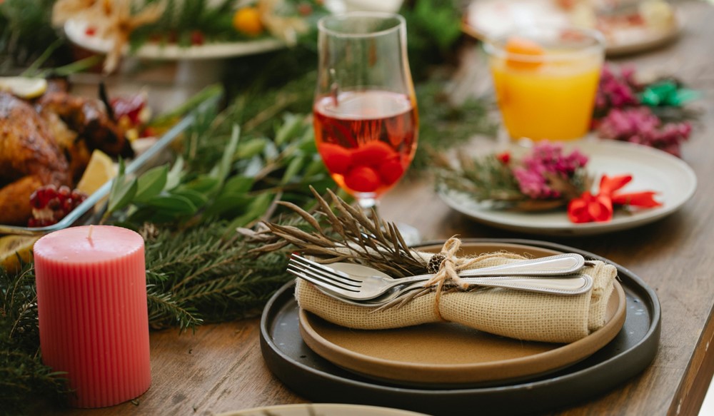 Image of Christmas table